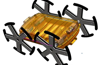 星轮探测机器人