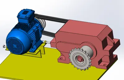 高压变速箱模型