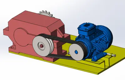 高压变速箱模型