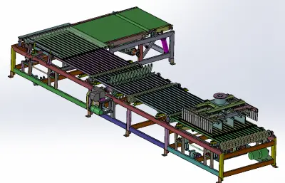 自动码坯翻坯机及自动编组系统