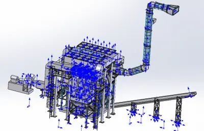 气体除尘布袋除尘器