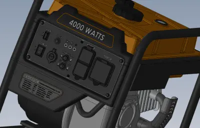 开放框架发电机模型