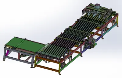 自动码坯翻坯机及自动编组系统
