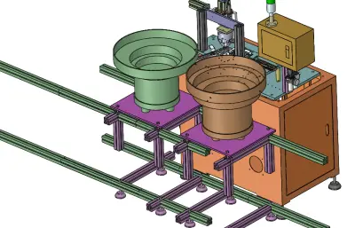 玩具汽车轮子组装机