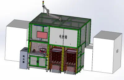 ECU自动上下料、激光打标及合成设备