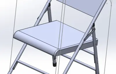 折叠椅模型