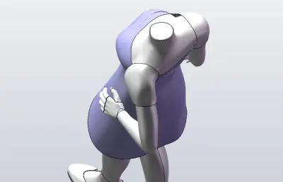 店内女模特模型