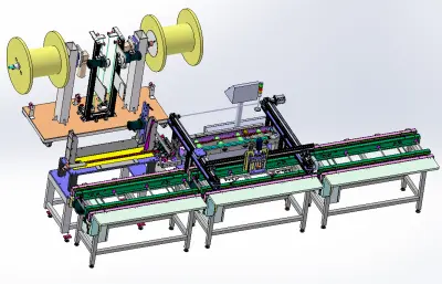 洗墙灯玻璃板包密封胶条设备