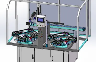 自动焊接机 新款双工位铝框焊接机
