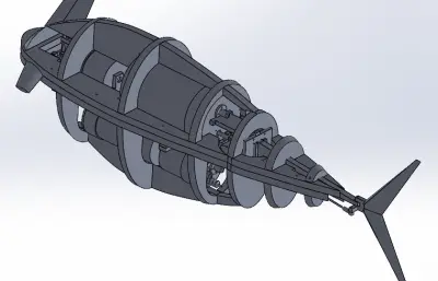 仿生鱼三维模型