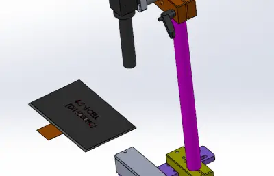 视觉系统调整机架