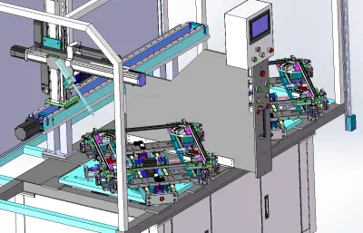 自动焊接机 新款双工位铝框焊接机