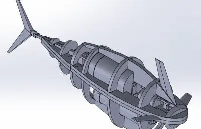 仿生鱼三维模型