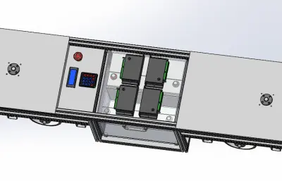 无盖铝型材AGV小车