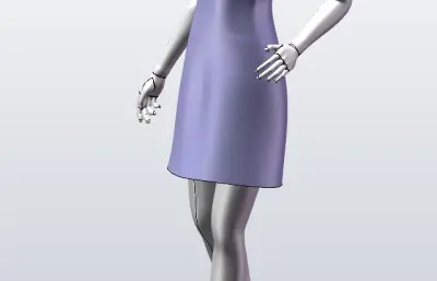 店内女模特模型