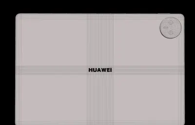 C4D华为HUAWEI MatePad Air 12英寸 2025 WiFi 平板模型 KSP KEYSHOT FBX