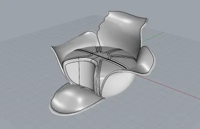 橘子躺椅沙发产品设计