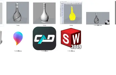 白酒酒瓶 瓶子文创产品