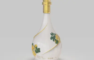 白酒酒瓶 瓶子文创产品