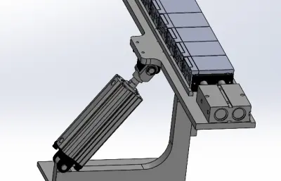 基于连杆原理的产品姿态变换机构