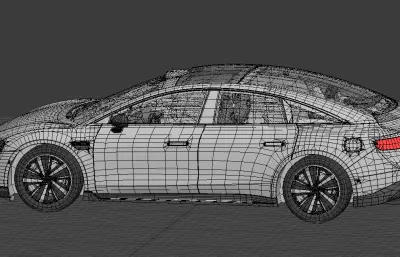 智界S7新能源汽车3D模型素模