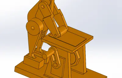 擀面小人运动仿真