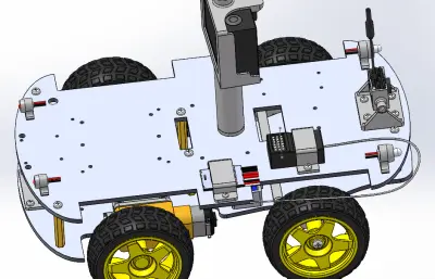 前轮阿克曼后轮独驱AGV