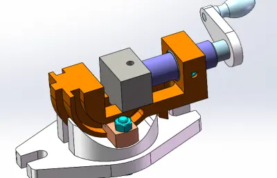 平口虎钳简易模型