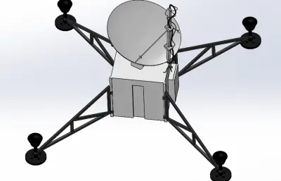 地面站雷达模型