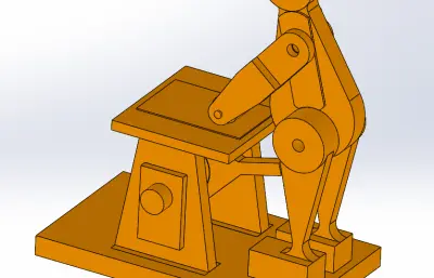 擀面小人运动仿真