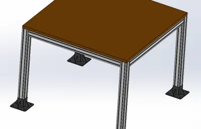 操作台三维模型