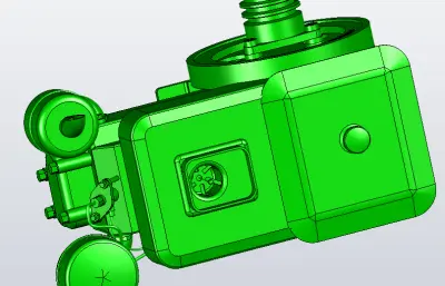 柴油机三维模型 prt格式
