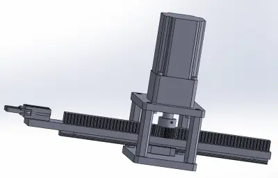 齿条升降夹爪装置