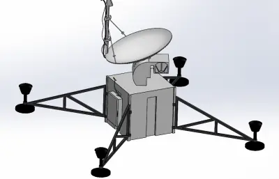 地面站雷达模型