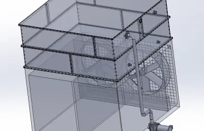 冷凝器外壳（2个风扇）