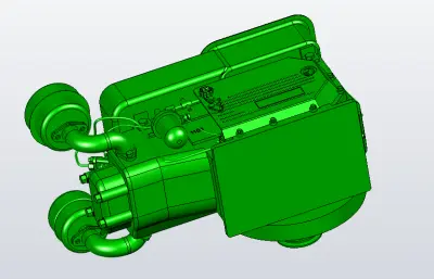 柴油机三维模型 prt格式