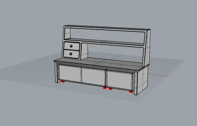 收纳茶几 座椅架子 书架 组合式家具
