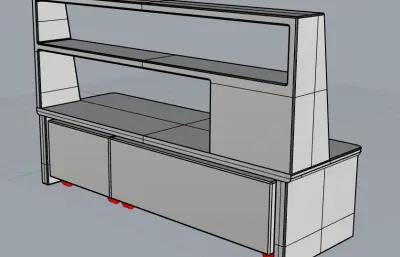 收纳茶几 座椅架子 书架 组合式家具