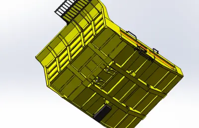 CD110R-3载重11吨履带车厢组装
