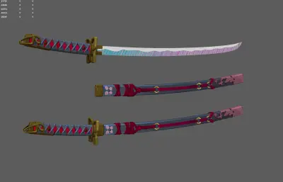 武士刀 日本刀 太刀游戏武器