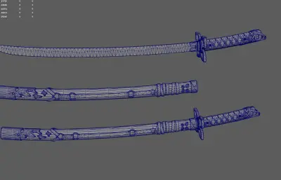 武士刀 日本刀 太刀游戏武器