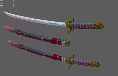 武士刀 日本刀 太刀游戏武器