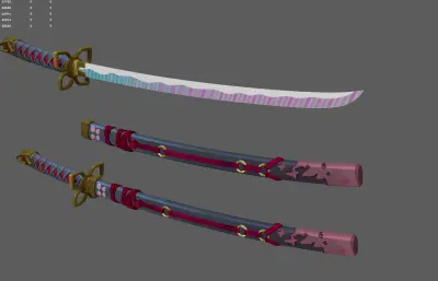 武士刀 日本刀 太刀游戏武器