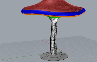 雨棚亭子 蘑菇造型凉亭