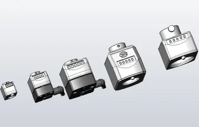 5款数字位置显示器计数器模型