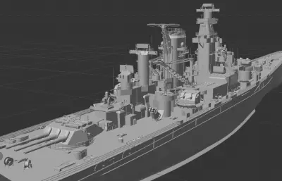 阿拉斯加级大型巡洋舰「方案CA2-F现代化改装 精模