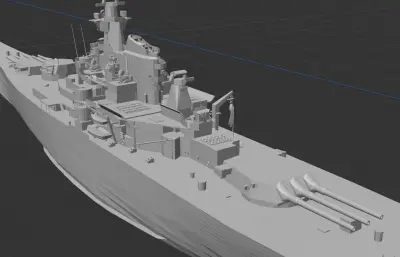 衣阿华级战列舰「尼米兹-金方案」（8门主炮）