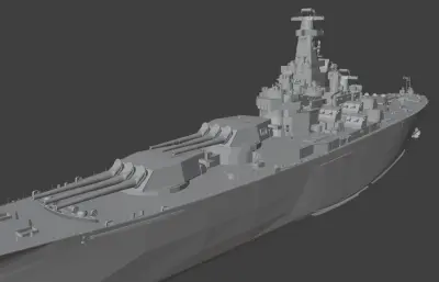 美国海军衣阿华级战列舰（1938I案）精模