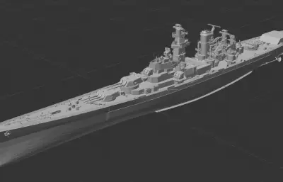 阿拉斯加级大型巡洋舰「方案CA2-F现代化改装 精模