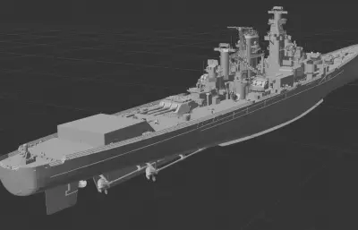 阿拉斯加级大型巡洋舰「方案CA2-F现代化改装 精模